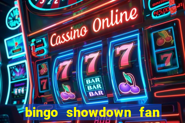 bingo showdown fan page freebies