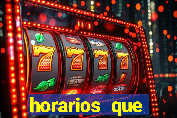 horarios que fortune tiger paga