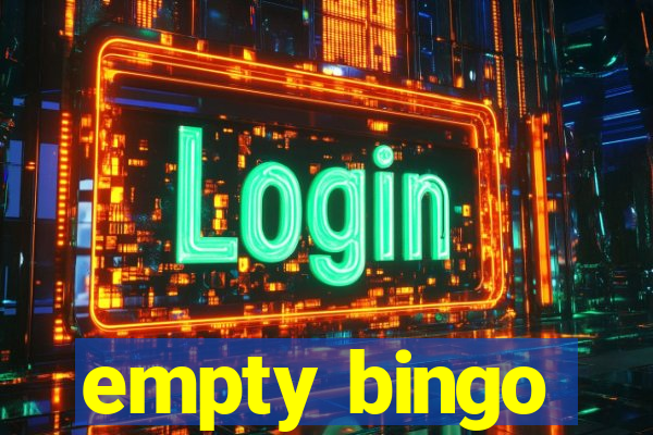 empty bingo