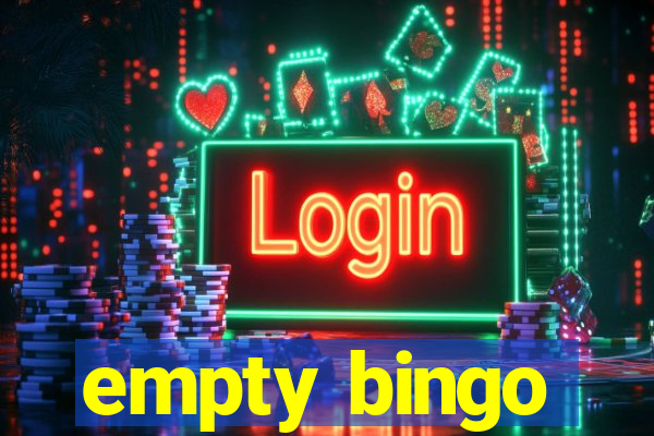 empty bingo