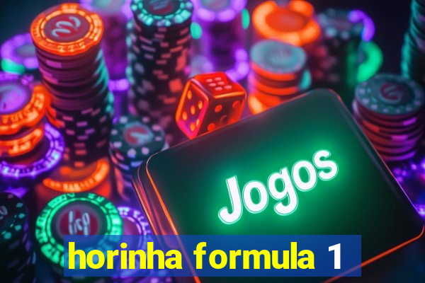 horinha formula 1