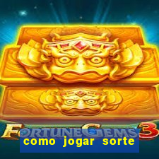 como jogar sorte do dia