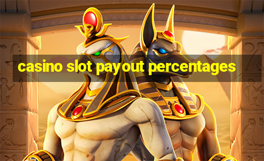 casino slot payout percentages