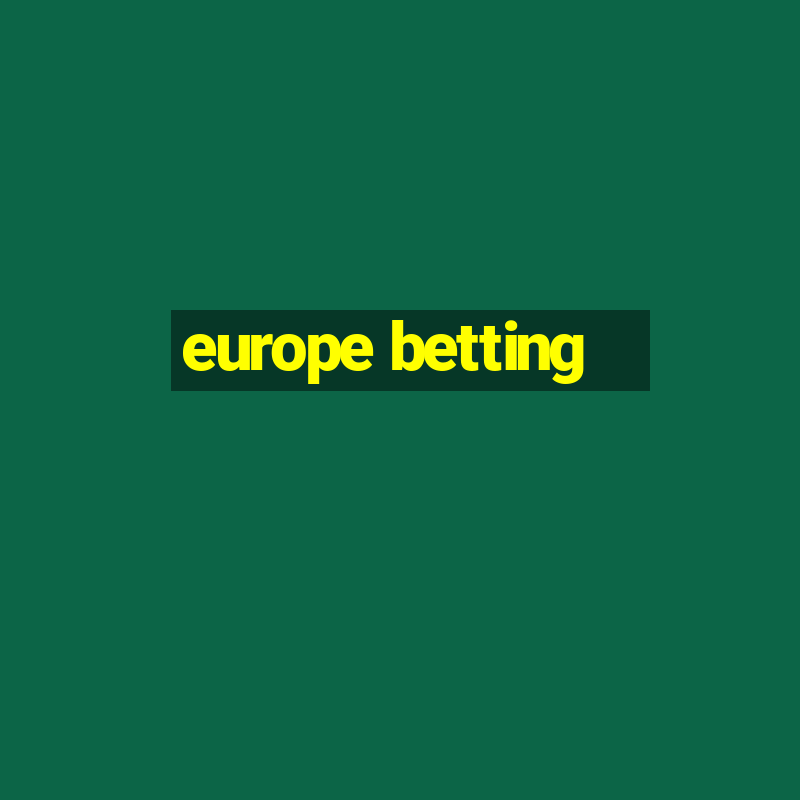 europe betting