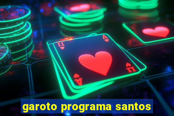 garoto programa santos