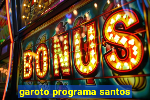 garoto programa santos