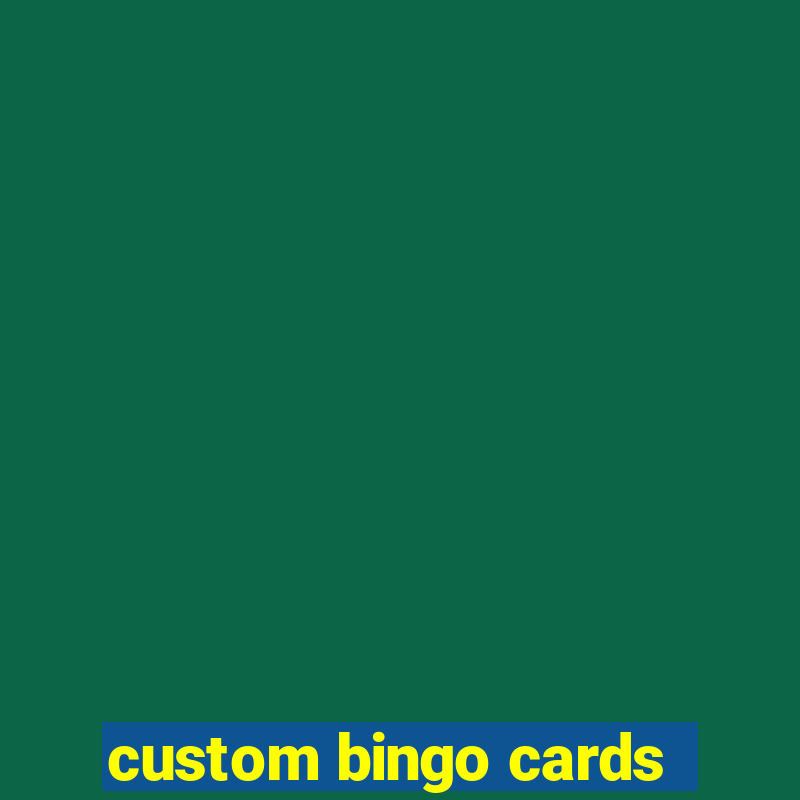 custom bingo cards