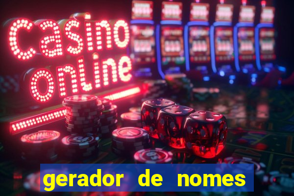 gerador de nomes para jogos