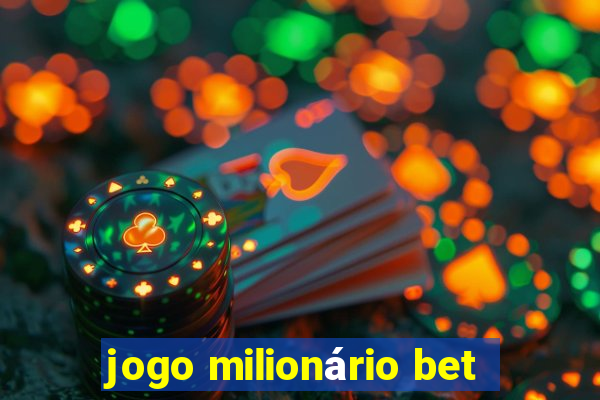 jogo milionário bet