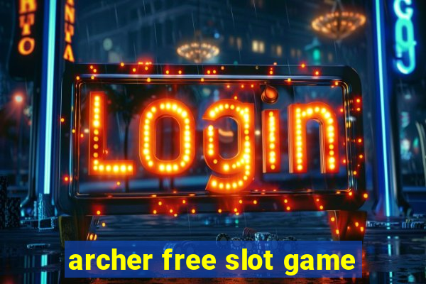 archer free slot game