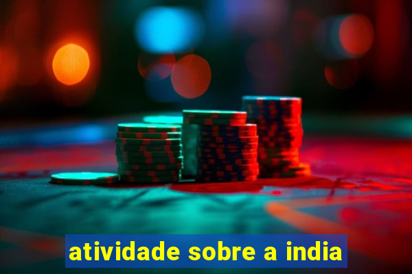 atividade sobre a india