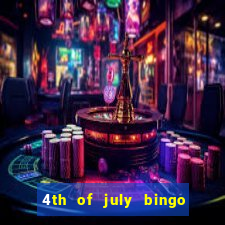 4th of july bingo cards printable free