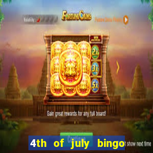 4th of july bingo cards printable free