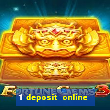 1 deposit online casino usa