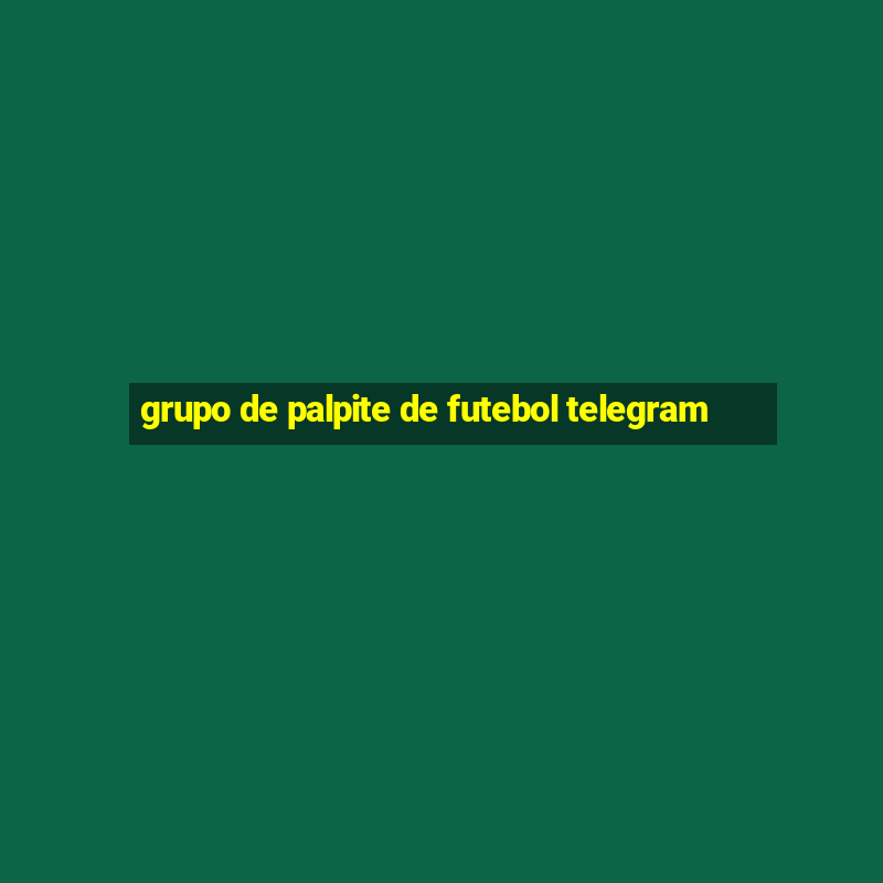 grupo de palpite de futebol telegram