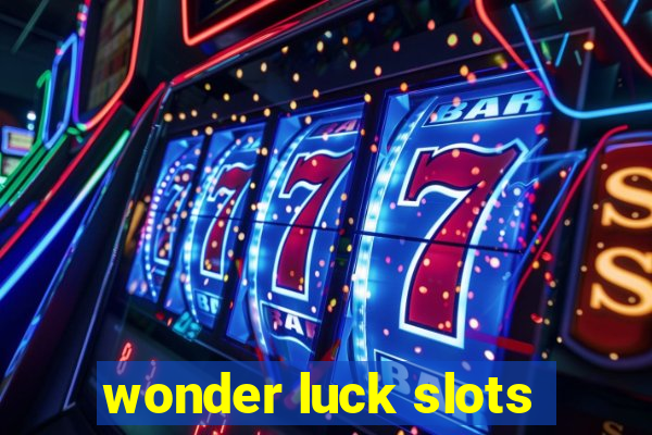 wonder luck slots