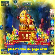 plataforma de jogo azul