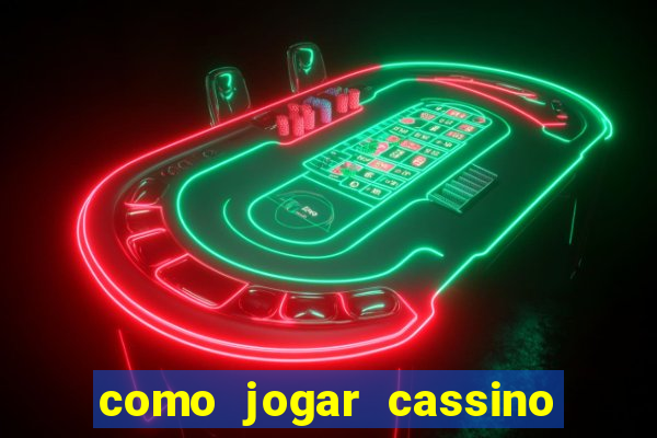 como jogar cassino na betano