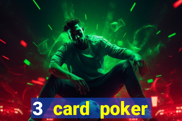 3 card poker casino game