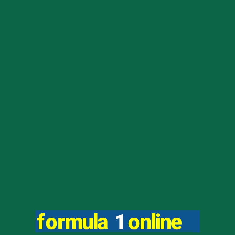 formula 1 online