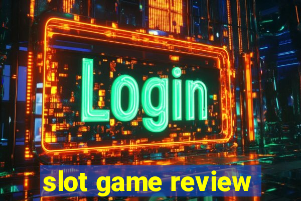 slot game review