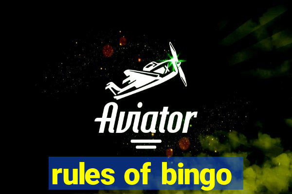 rules of bingo