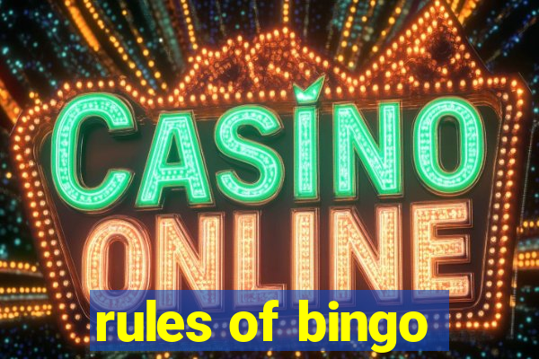 rules of bingo