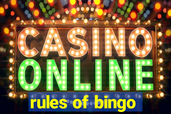 rules of bingo