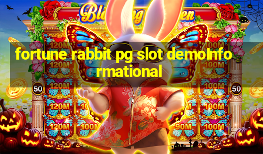 fortune rabbit pg slot demoInformational