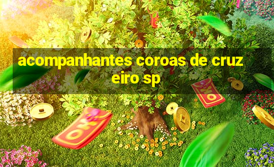 acompanhantes coroas de cruzeiro sp