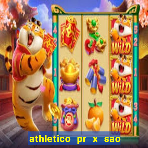 athletico pr x sao paulo palpites