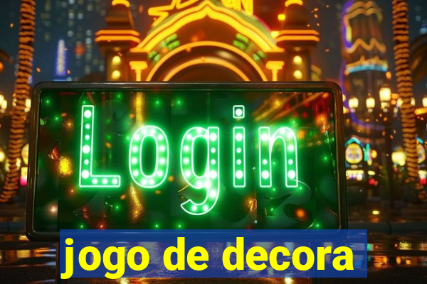 jogo de decora