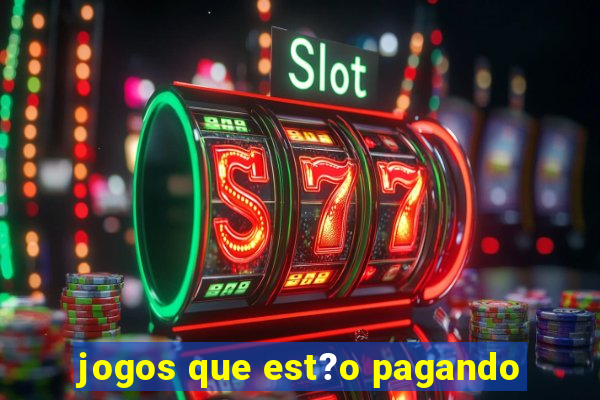 jogos que est?o pagando