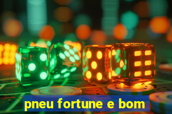 pneu fortune e bom