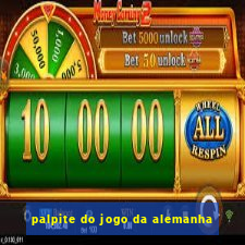 palpite do jogo da alemanha