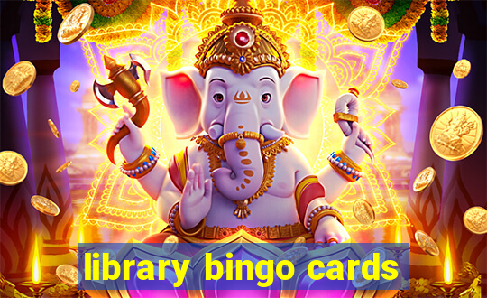 library bingo cards