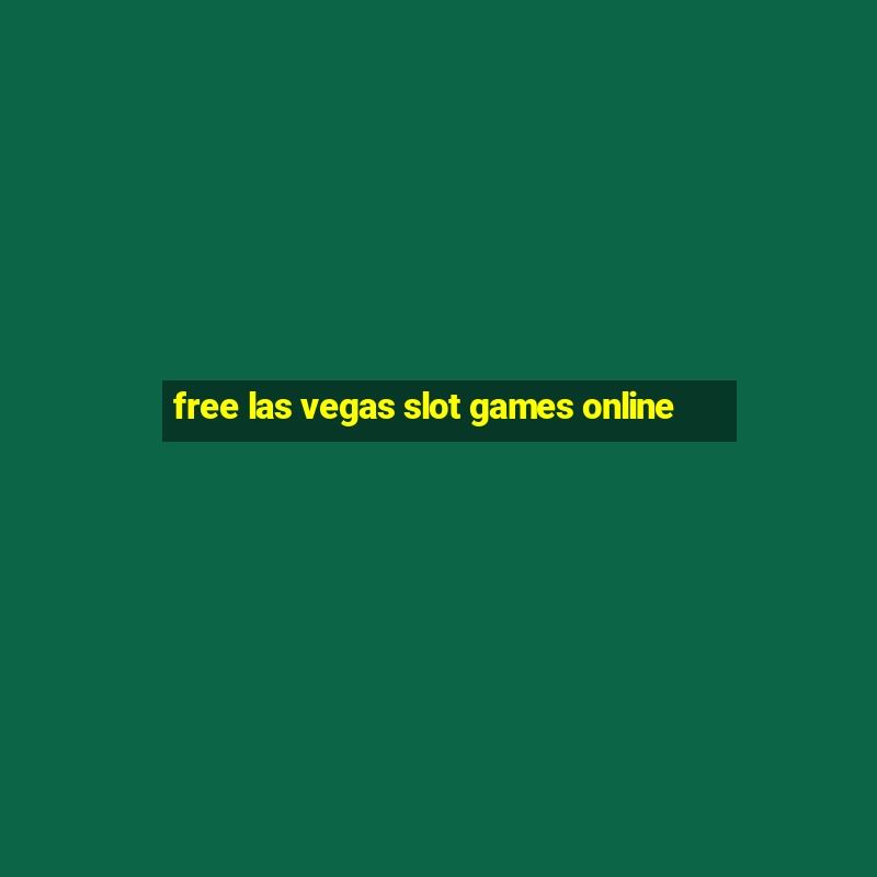 free las vegas slot games online