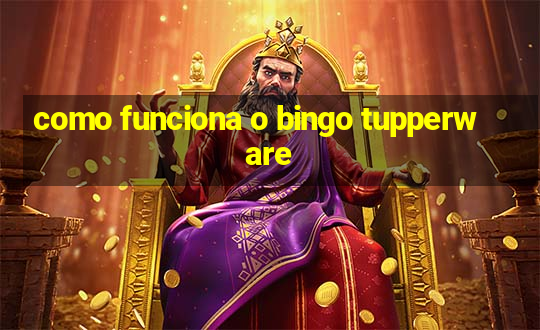 como funciona o bingo tupperware