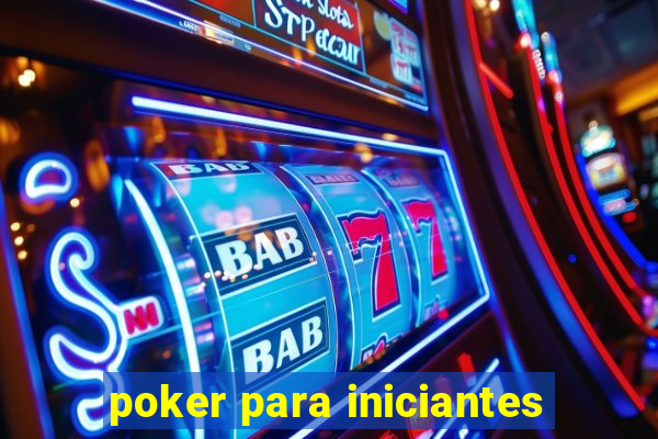 poker para iniciantes