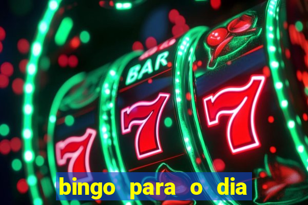 bingo para o dia das m?es