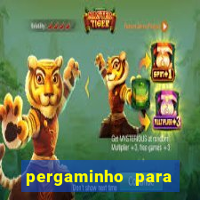 pergaminho para escrever dentro