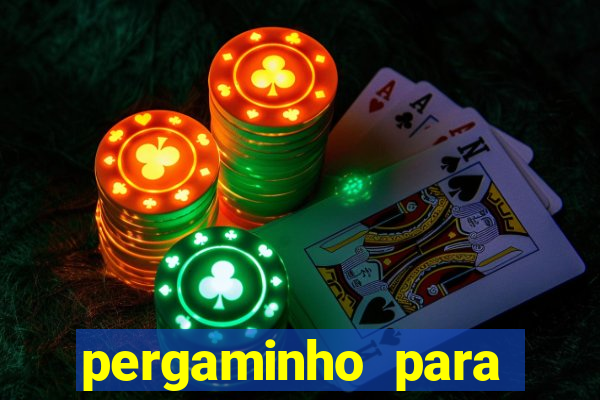 pergaminho para escrever dentro