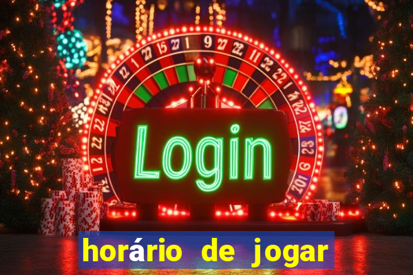 horário de jogar fortune rabbit