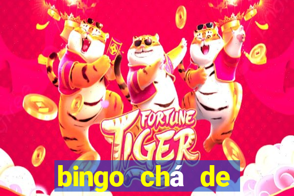 bingo chá de bebê excel