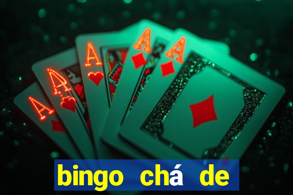 bingo chá de bebê excel