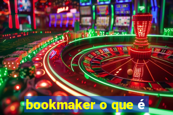 bookmaker o que é