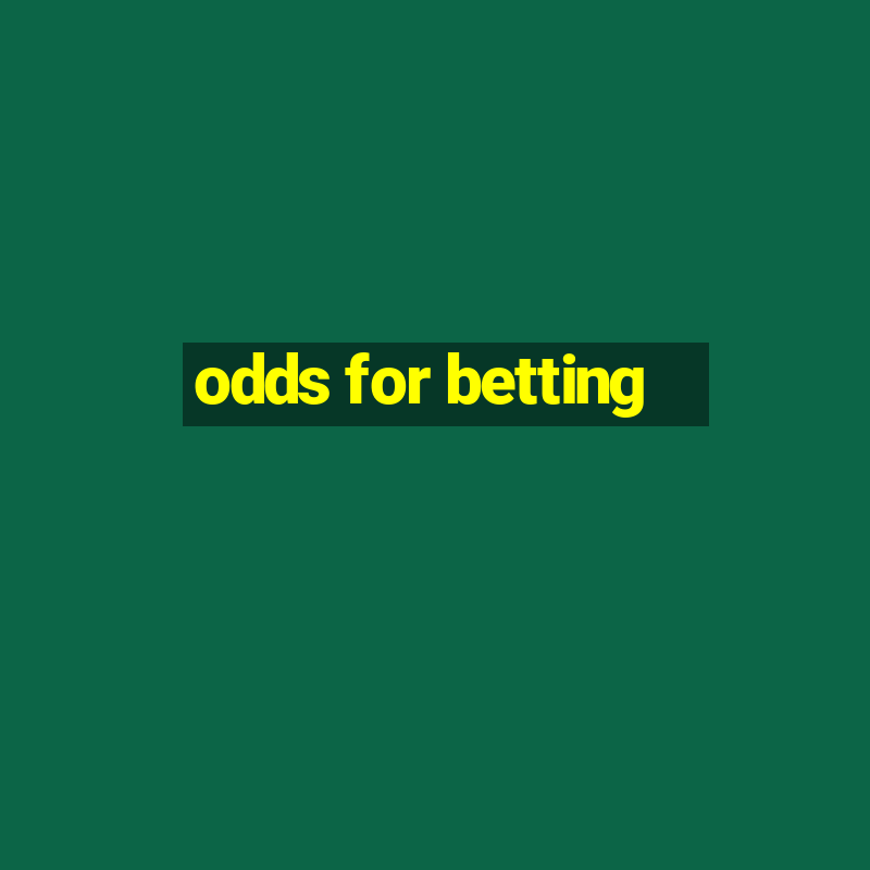 odds for betting