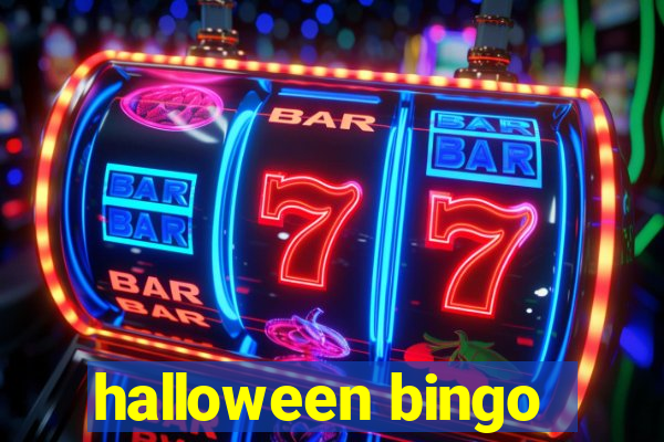 halloween bingo