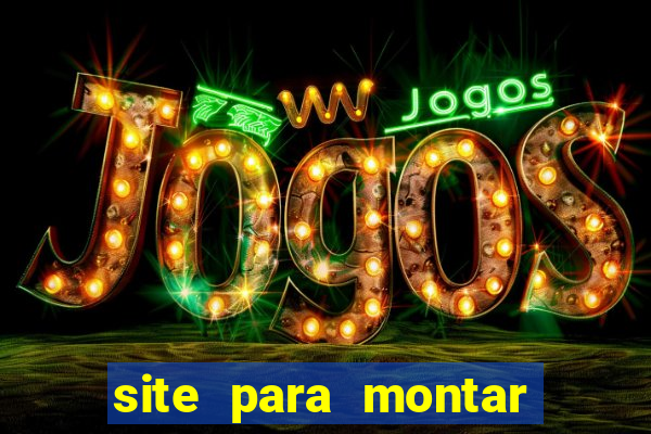 site para montar time de futebol