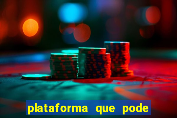 plataforma que pode depositar 1 real